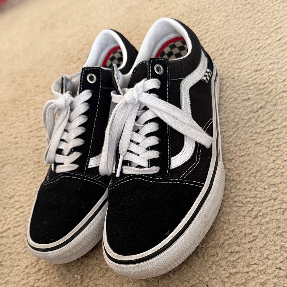Vans Black and White Sneakers